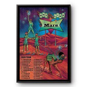 Hot Like Mars 2026 Tour Poster